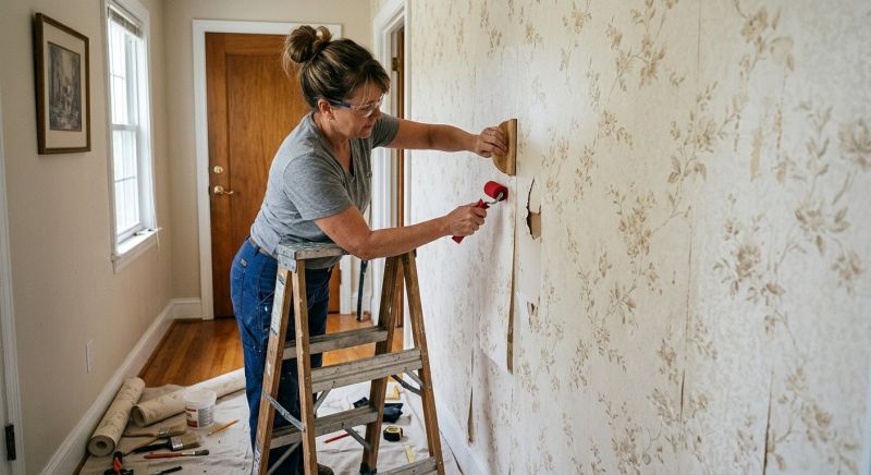 Wallpaper Repair in Overland Park, KS