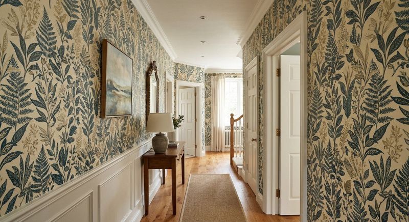Hallway Wallpaper Installation in Kansas City, KS