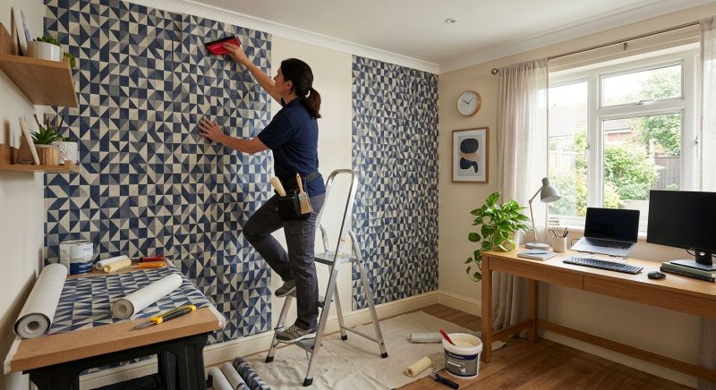 Kitchen Wallpaper Installation in Conroe, TX