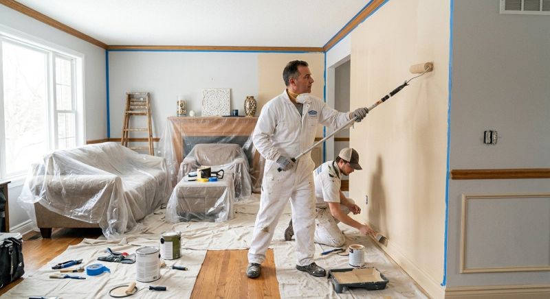 Stucco Ceiling Painting in Wilmington, NC